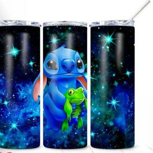 ****SUPER CUTE STITCH  20oz STAINLESS STEEL INSULATED SKINNY TUMBLER ( 1PC )***